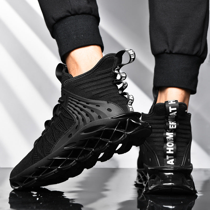 Men's Casual Sports Fashion Sneakers - Thickened Fly Weave