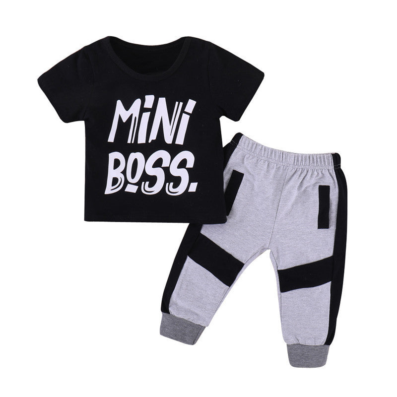 Boys Two-Piece Outfit Set - Toddler Casual Wear