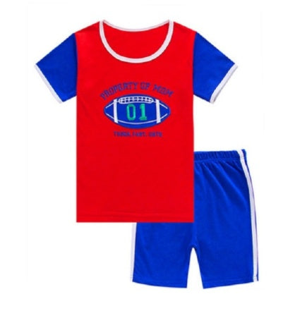Boys Summer Outfit Set - Casual Two-Piece Suit