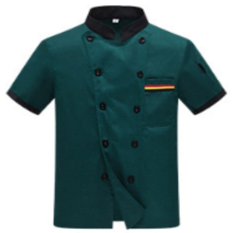 Service staff wear long sleeves