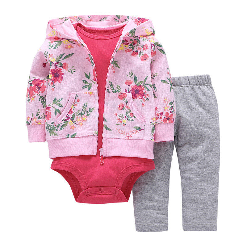 Baby Two-Piece Outfit Set - Spring & Autumn Wear