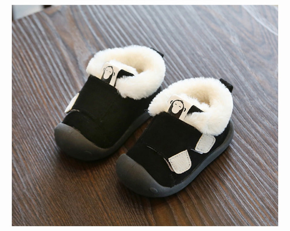 Warm Velvet Toddler Shoes - Non-Slip Cotton Winter Footwear