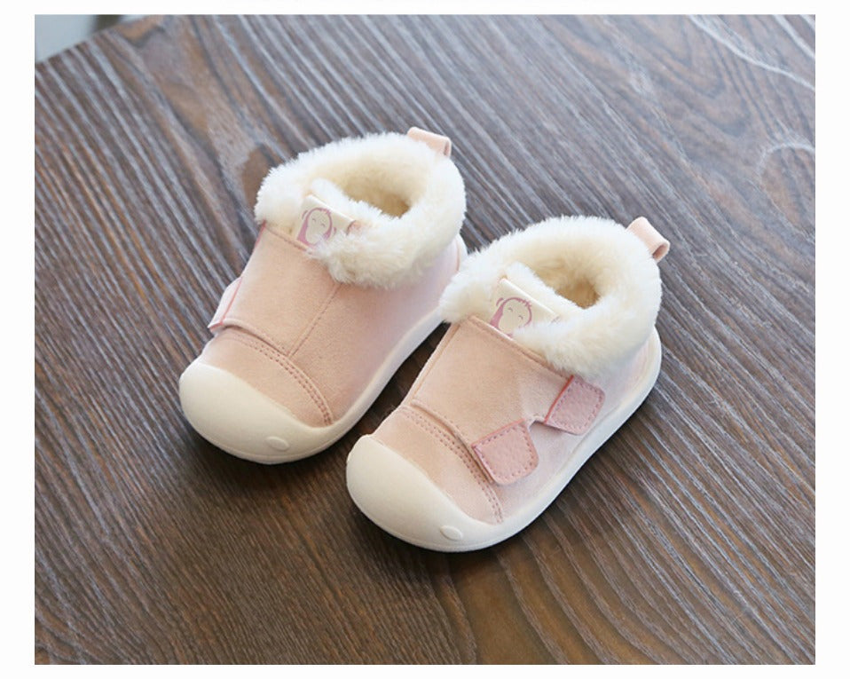 Warm Velvet Toddler Shoes - Non-Slip Cotton Winter Footwear