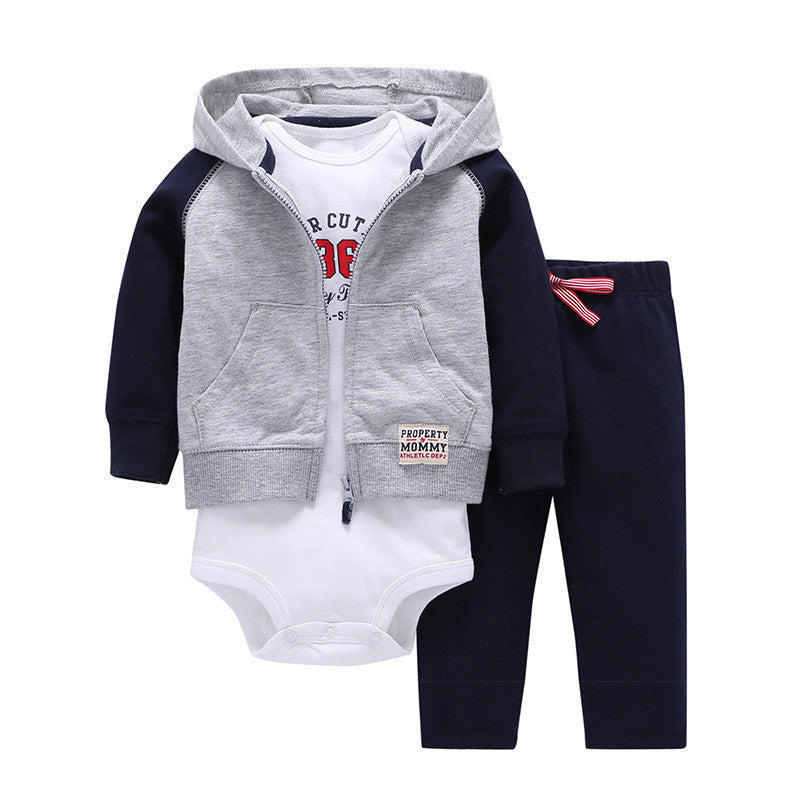 Baby Two-Piece Outfit Set - Spring & Autumn Wear