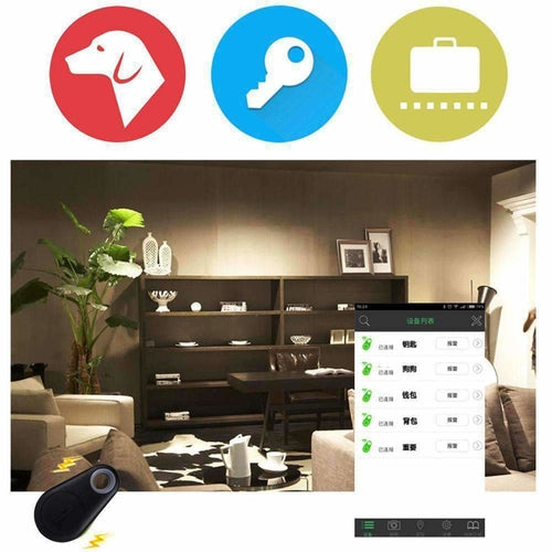 Smart Bluetooth Tracker - Anti-Lost Key Finder Alarm Device