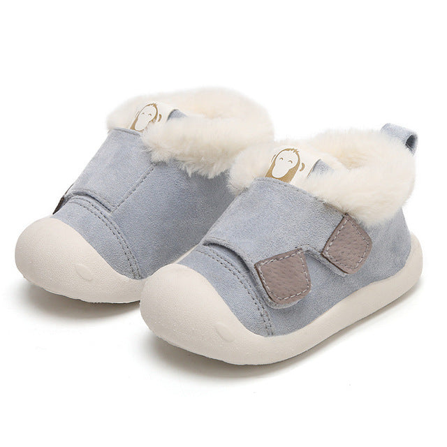 Warm Velvet Toddler Shoes - Non-Slip Cotton Winter Footwear