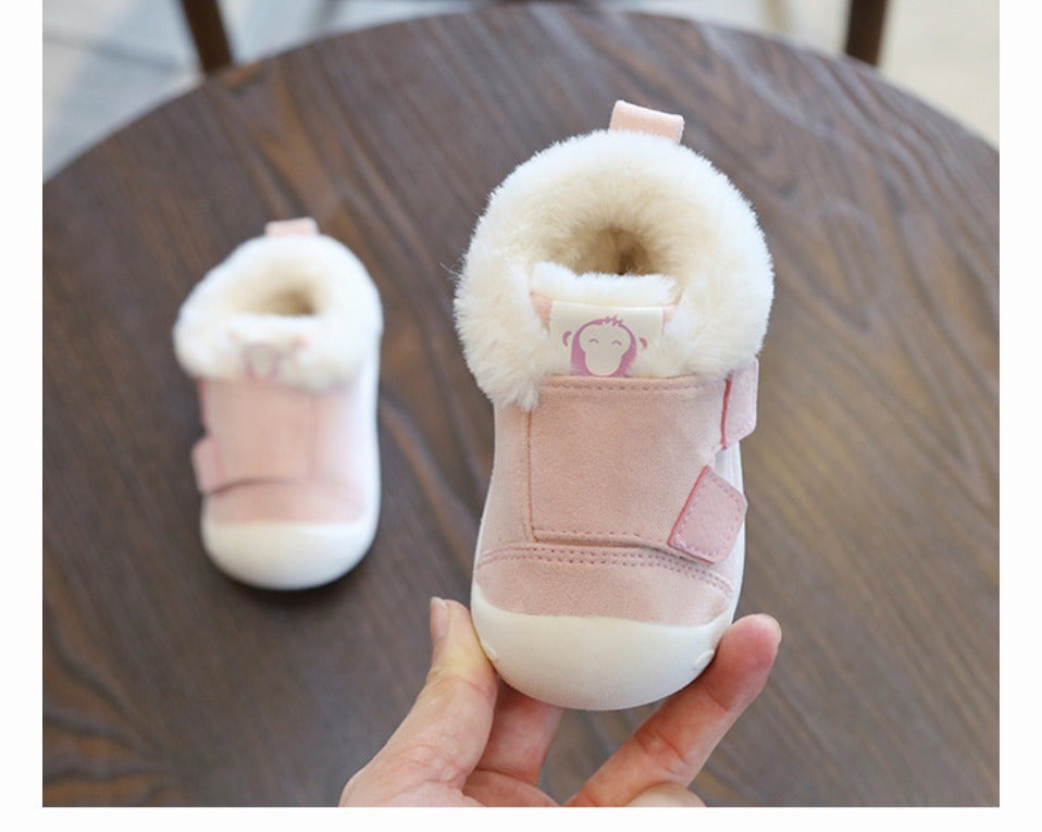 Warm Velvet Toddler Shoes - Non-Slip Cotton Winter Footwear