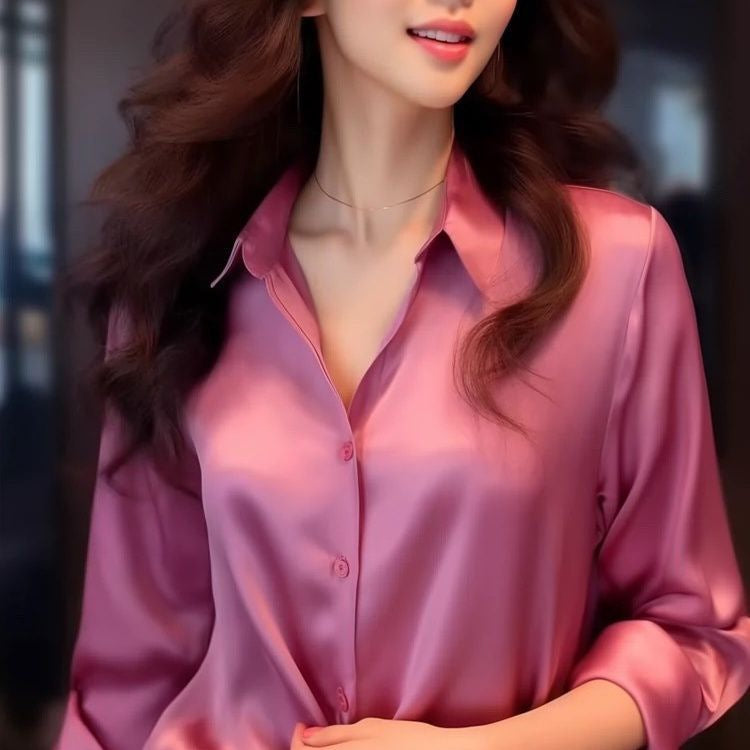 French Style Women's Shirt - Fashionable Chic Blouse