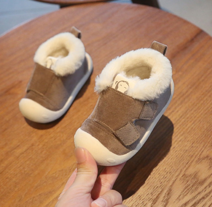 Warm Velvet Toddler Shoes - Non-Slip Cotton Winter Footwear