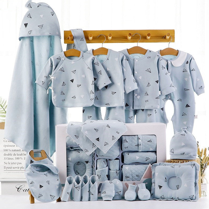 Newborn Baby Gift Box Set - 22-Piece Cotton Winter Essentials