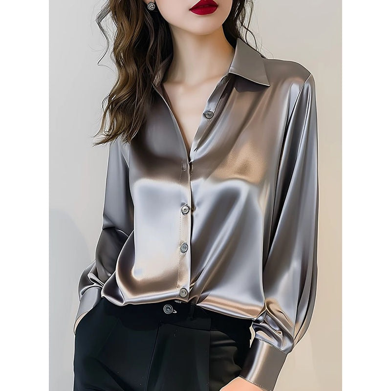 French Style Women's Shirt - Fashionable Chic Blouse