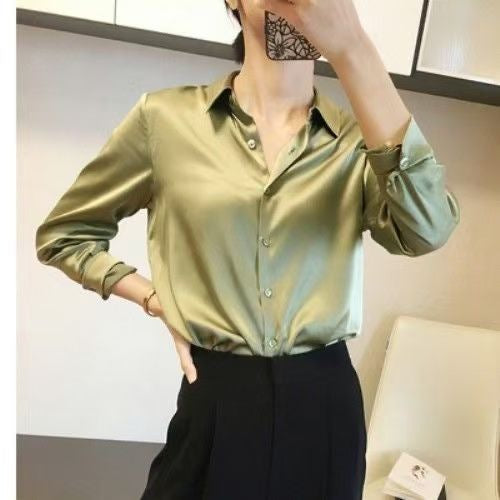 French Style Women's Shirt - Fashionable Chic Blouse