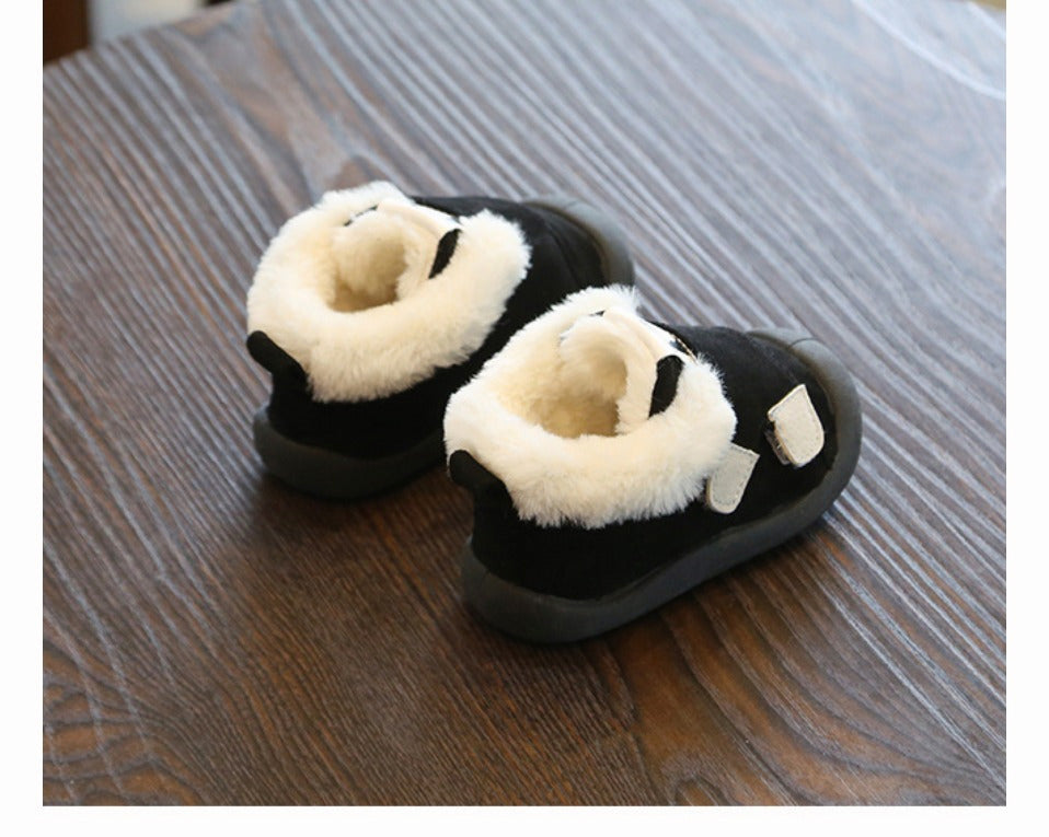 Warm Velvet Toddler Shoes - Non-Slip Cotton Winter Footwear
