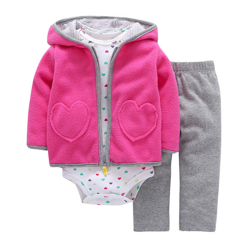 Baby Two-Piece Outfit Set - Spring & Autumn Wear