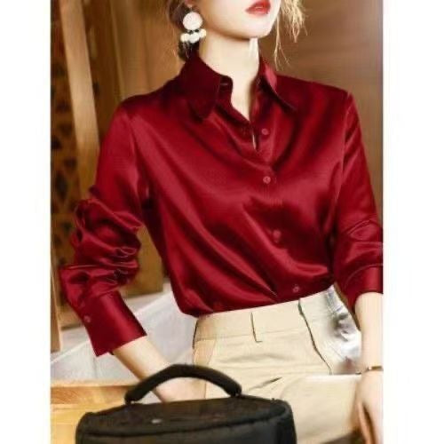 French Style Women's Shirt - Fashionable Chic Blouse