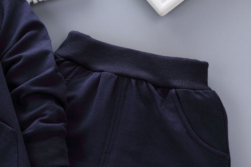 Boys Three-Piece Outfit Set - Casual Wear
