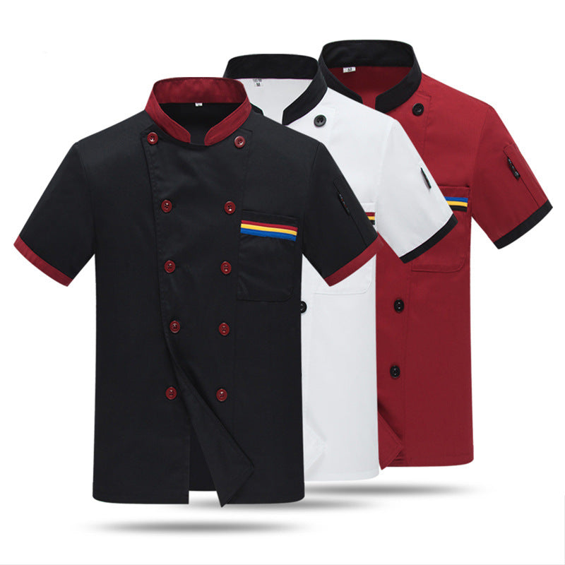 Service staff wear long sleeves