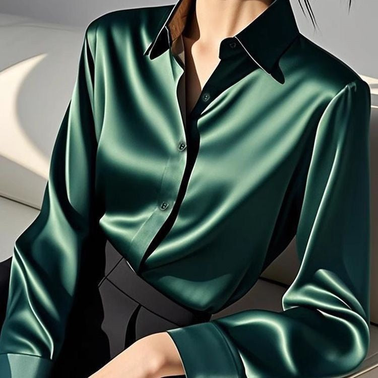 French Style Women's Shirt - Fashionable Chic Blouse