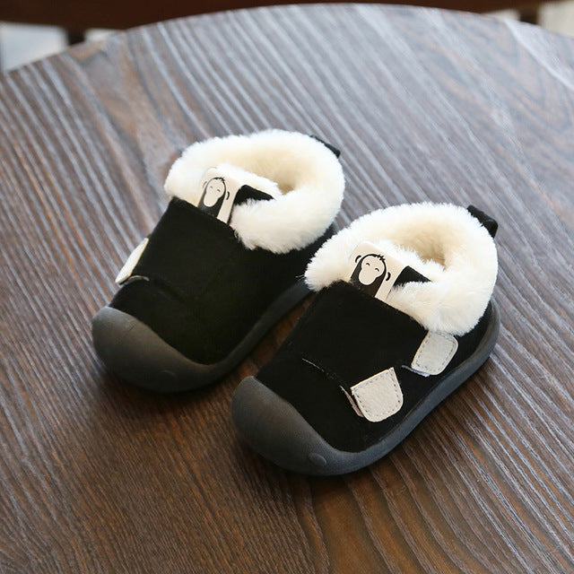 Warm Velvet Toddler Shoes - Non-Slip Cotton Winter Footwear