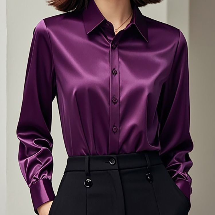 French Style Women's Shirt - Fashionable Chic Blouse