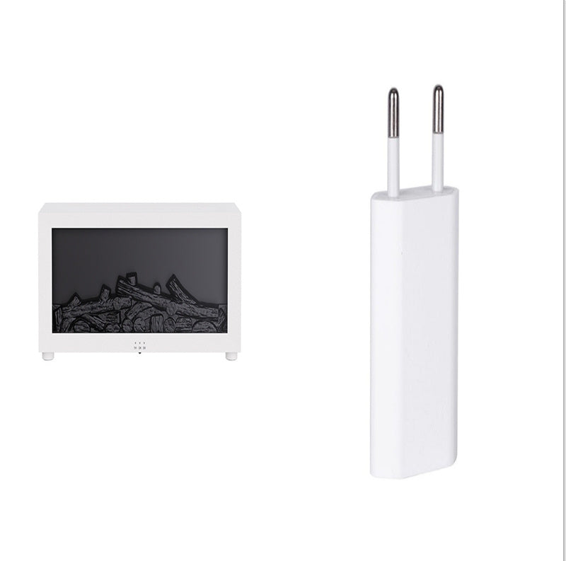 3D Flame Aromatherapy Diffuser - Essential Oil Humidifier with LED Light & Remote Control