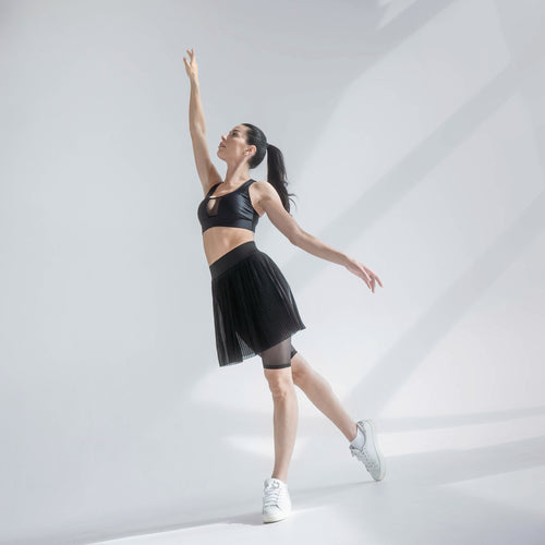 Women's Mini Plessy Mesh Skirt - Active Sports Tennis Running Skirt