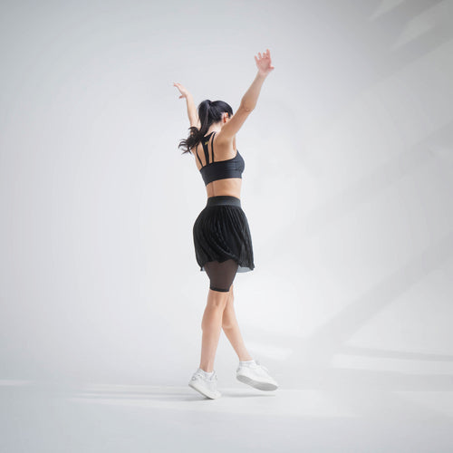 Women's Mini Plessy Mesh Skirt - Active Sports Tennis Running Skirt