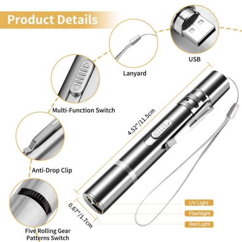 Interactive LED Laser Pointer Cat Toy - Pet Training Exercise Tool