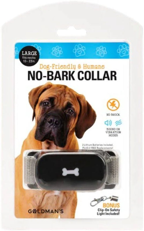 Goldman's No-Bark Dog Training Collar - Humane Sound & Vibration (Large)