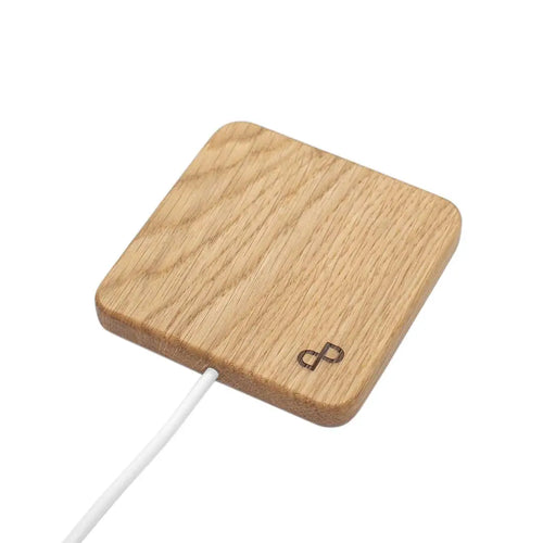 Handcrafted Wooden Wireless Charger - Fast Charging Station for iPhone & Android