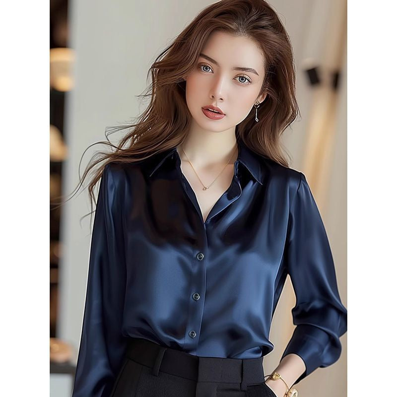 French Style Women's Shirt - Fashionable Chic Blouse