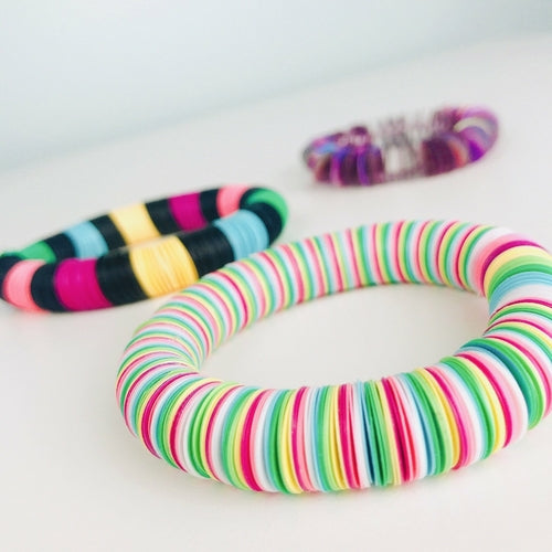 DIY Bracelet Making Kit - Funfetti Edition | 3 Holographic Sequin Bracelets