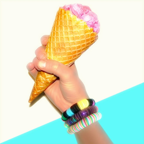 DIY Bracelet Making Kit - Funfetti Edition | 3 Holographic Sequin Bracelets