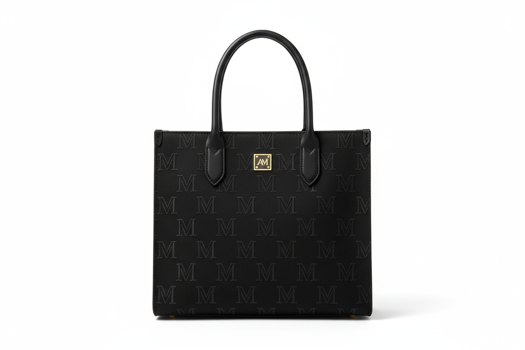 Monogram Tote Bag black