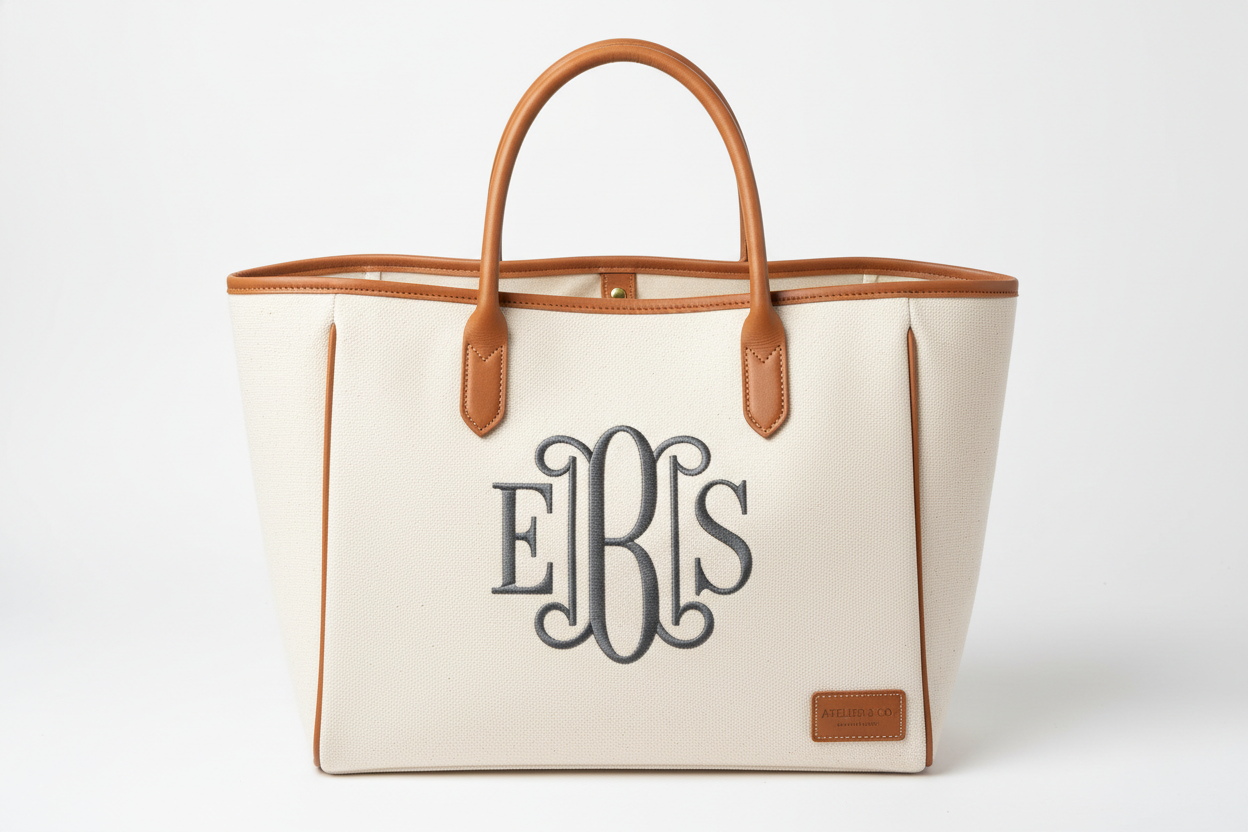 Monogram Tote Bag