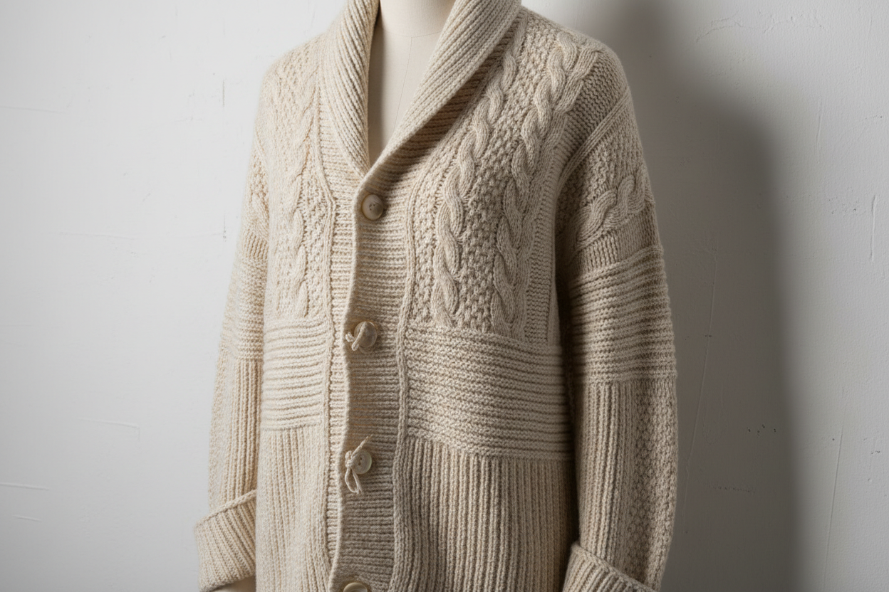 Textured Cardigan – Luxe